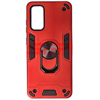 Accesorii GSM - Toc TPU+PC Armor Ring Case: Toc TPU+PC Armor Ring Case Samsung Galaxy S20 Red
