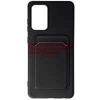 Accesorii GSM - Toc TPU Card Holder: Toc TPU Card Holder Samsung Galaxy A72 Black