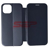 Accesorii GSM - Toc FlipCover Round: Toc FlipCover Round Apple iPhone 13 Midnight Blue