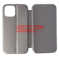 Accesorii GSM - Toc FlipCover Round: Toc FlipCover Round Apple iPhone 13 mini Fossil Gray