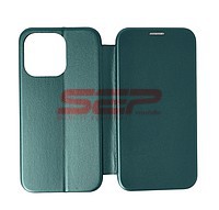 Accesorii GSM - Toc FlipCover Round: Toc FlipCover Round Apple iPhone 13 Pro Sea Green