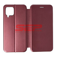 Accesorii GSM - Toc FlipCover Round: Toc FlipCover Round Samsung Galaxy A22 4G Wine