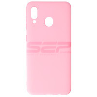 Accesorii GSM - : Toc TPU Matte Samsung Galaxy A20 Pink