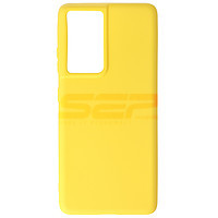 Accesorii GSM - Toc TPU Matte: Toc TPU Matte Samsung Galaxy S21 Ultra Yellow
