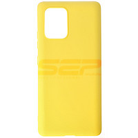 Accesorii GSM - : Toc TPU Matte Samsung Galaxy S10 Lite Yellow