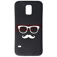 Accesorii GSM - Toc TPU Plush Glasses & Moustache: Toc TPU Plush Glasses & Moustache Samsung Galaxy S5