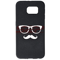 Accesorii GSM - Toc TPU Plush Glasses & Moustache: Toc TPU Plush Glasses & Moustache Samsung Galaxy S6