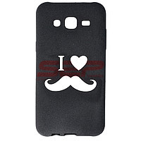 Accesorii GSM - Toc TPU Plush I love Moustache: Toc TPU Plush I love Moustache Samsung Galaxy J5