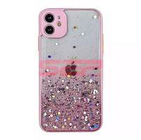 Accesorii GSM - Toc TPU Gradient Glitter: Toc TPU Gradient Glitter Apple iPhone 13 Pink