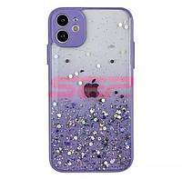 Accesorii GSM - Toc TPU Gradient Glitter: Toc TPU Gradient Glitter Apple iPhone 13 Lavender