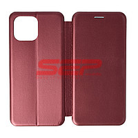 Accesorii GSM - Toc FlipCover Round: Toc FlipCover Round Xiaomi Mi 11 Lite 5G Wine