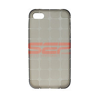 Accesorii GSM - Toc Jelly Case Squares: Toc Jelly Case Squares Apple iPhone 4G / 4S NEGRU