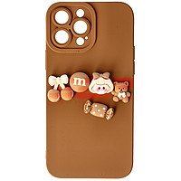 Accesorii GSM - TPU Back Cover: Toc silicon 3D Cartoon Apple iPhone 13 Pro Max Brown Candy