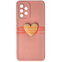 Accesorii GSM - Toc silicon 3D Cartoon: Toc silicon 3D Cartoon Samsung Galaxy A32 4G Pink Heart