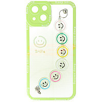 Accesorii GSM - Toc TPU Smiley Chain: Toc TPU Smiley Chain Apple iPhone 13 Green