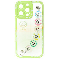 Accesorii GSM - Toc TPU Smiley Chain: Toc TPU Smiley Chain Apple iPhone 13 Pro Green