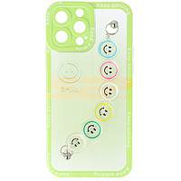 Accesorii GSM - Toc TPU Smiley Chain: Toc TPU Smiley Chain Apple iPhone 13 Pro Max Green