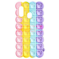 Accesorii GSM - Toc silicon Pop IT: Toc silicon Pop IT Bear Samsung Galaxy A20e Rainbow