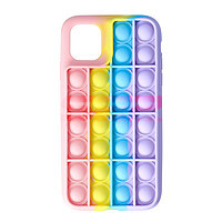Accesorii GSM - Toc silicon Pop IT: Toc silicon Pop IT Bubble Apple iPhone 11 Rainbow