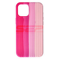 Accesorii GSM - Toc silicon Woven Texture: Toc silicon Woven Texture Apple iPhone 12 Pro Max Lollipop