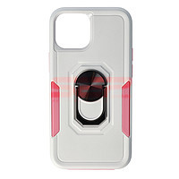 Accesorii GSM - Toc TPU+PC Shockproof Ring Case: Toc TPU+PC Shockproof Ring Case Apple iPhone 13 mini Milky Pink