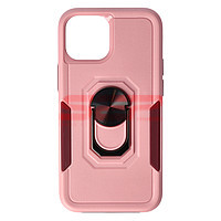Accesorii GSM - Toc TPU+PC Shockproof Ring Case: Toc TPU+PC Shockproof Ring Case Apple iPhone 13 mini Pink Raspberry
