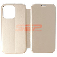 Accesorii GSM - Toc FlipCover Round: Toc FlipCover Round Apple iPhone 13 Pro Gold