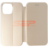 Accesorii GSM - Toc FlipCover Round: Toc FlipCover Round Apple iPhone 13 Pro Max Gold