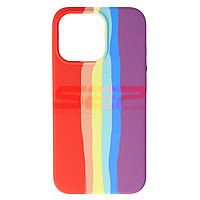 PROMOTIE Accesorii GSM: Toc silicon High Copy Rainbow Apple iPhone 13 Pro No. 01