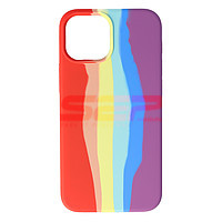 Accesorii GSM - Toc silicon High Copy Rainbow: Toc silicon High Copy Rainbow Apple iPhone 13 mini No. 01