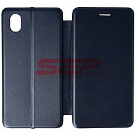 Accesorii GSM - Toc FlipCover Round: Toc FlipCover Round Samsung Galaxy A01 Core Midnight Blue