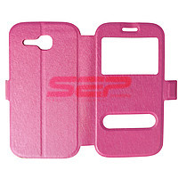 Accesorii GSM - Toc FlipCover EasyView: Toc FlipCover Double EasyView Leather Huawei Ascend Y600 PINK