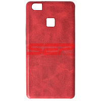 Accesorii GSM - Toc Leather Vintage Tatoo: Toc Leather Vintage Tatoo Huawei P9 Lite RED