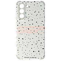 Accesorii GSM - Toc TPU Leather Frosted: Toc TPU Leather Frosted Samsung Galaxy S21 FE Dots