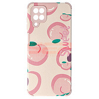 Accesorii GSM - Toc TPU Leather Frosted: Toc TPU Leather Frosted Samsung Galaxy A12 Peach