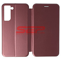 Accesorii GSM - : Toc FlipCover Round Samsung Galaxy S21 FE Wine