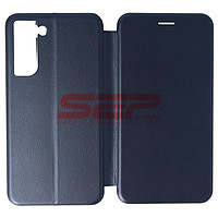 Accesorii GSM - Toc FlipCover Round: Toc FlipCover Round Samsung Galaxy S21 FE Midnight Blue