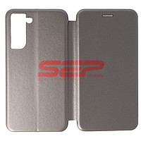 Accesorii GSM - Toc FlipCover Round: Toc FlipCover Round Samsung Galaxy S21 FE Fossil Grey