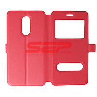 Accesorii GSM - Toc Flipcover Smart View: Toc FlipCover Smart View Lenovo K6 Note RED
