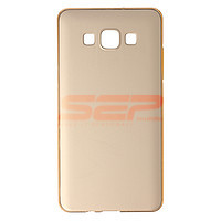 Accesorii GSM - Bumper telefon mobil: Bumper Aluminiu Suede Samsung Galaxy A5 GOLD