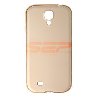 Accesorii GSM - Bumper telefon mobil: Bumper Aluminiu Suede Samsung I9500 Galaxy S IV GOLD