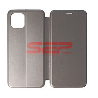 Accesorii GSM - Toc FlipCover Round: Toc FlipCover Round Samsung Galaxy A03 4G Fossil Gray