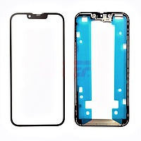 Accesorii GSM - Geam ecran cu rama: Geam cu Rama + OCA iPhone 13 BLACK
