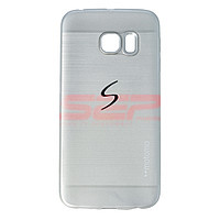 Accesorii GSM - Motomo Fashion Case: Toc Motomo Fashion Case Samsung Galaxy S6 Edge SILVER