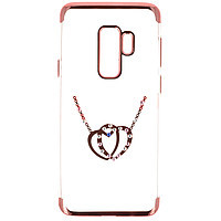 Accesorii GSM - Toc TPU Diamonds: Toc TPU Diamonds Samsung Galaxy S9 Plus HEARTS