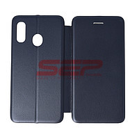 Accesorii GSM - Toc FlipCover Round: Toc FlipCover Round Samsung Galaxy A20e Midnight Blue