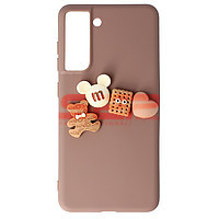 Accesorii GSM - Toc silicon 3D Cartoon: Toc silicon 3D Cartoon Samsung Galaxy S21 FE Biscuit