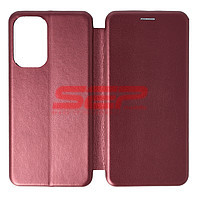 Accesorii GSM - Toc FlipCover Round: Toc FlipCover Round Samsung Galaxy A73 5G Wine