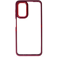 Accesorii GSM - Toc TPU+PC Shell Clear Cover: Toc TPU+PC Shell Clear Cover Samsung Galaxy A13 4G Burgundy
