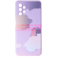 Toc TPU Purple Design Samsung Galaxy A32 5G Cloud
